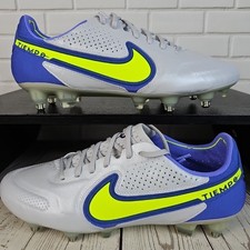 🟡 Nike Tiempo Legend 9 Elite SG-PRO AC Soccer Cleats Grey Men 8.5 DB0822-076 🟡