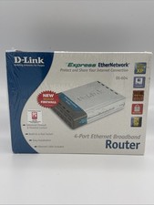 NEW D-Link 4-Port Ethernet Broadband Router DI-604 Cable/DSL XBOX Compatible