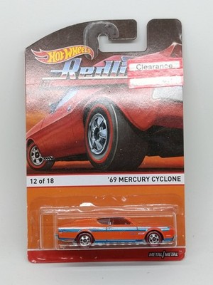 Hotwheels, '69 Mercury Cyclone, RedLine, Neu