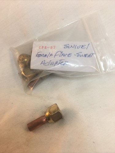 J/B Industries Swivel FM Flare-Sweat Adapter 1/4” Refrigeration Plumbing CPR-57 - Picture 4 of 4