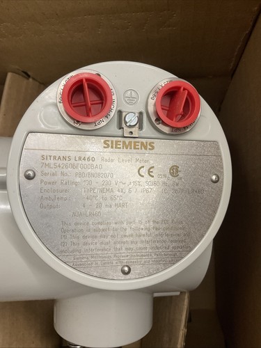 Medidor de nivel de radar Siemens SITRANS LR460 7ML54260BF000BA0 NUEVO EN CAJA - Imagen 4 de 5