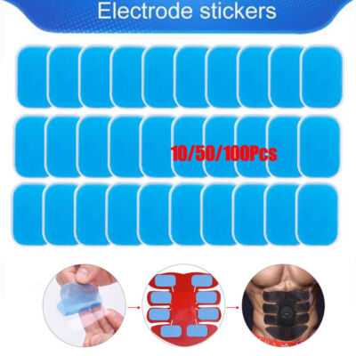 Elettrodi Gel Di Ricambio Per Elettrostimolatore - 66 Pezzi, 6x4 Cm, Per Allenatore Addominale