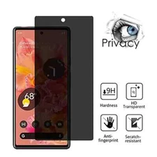 2 pack Google Pixel 8 8 Pro 8A Anti Spy Privacy Tempered Glass Screen Protector