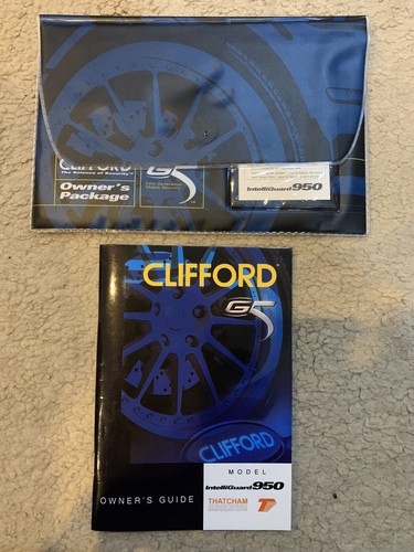 Clifford G5 Intelliguard 950 Manual and Original Case - 第 1/11 張圖片