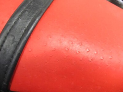 2006 - 2011 Kawasaki ZX14 Custom Seat Red Ostrich David Patten Jr