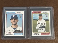 2023 Topps Heritage Mini - Gabriel Moreno & Yerry Rodriguez Rookie RC /100