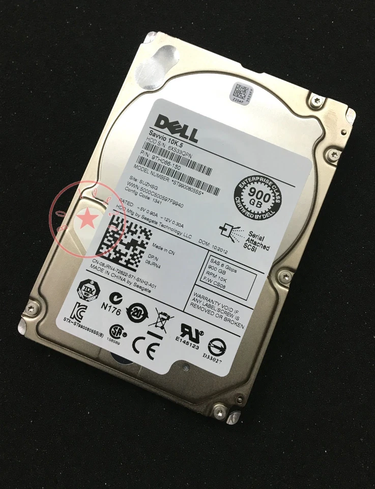 Dell 8JRN4 ST9900805SS 900GB 10K SAS 2.5″ SAS HDD Hard Drive - Image 2 of 4