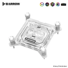 Barrow CPU Water Block for intel i3 i5 i7 i9 LGA 1700 1200 2066 LTYK3-04I White