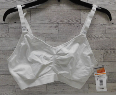 Bravado BASICS Comfort Maternity and Nursing Bra White Size XXL