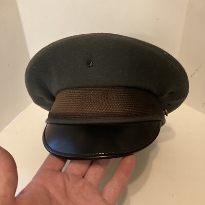 Vintage Kingform Cap DeLuxe New York Military Army Green