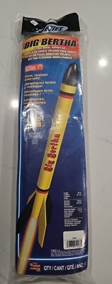 Estes Big Bertha Flying Model Rocket EST1948 Two Foot Tall Skill Lvl 1 Rocket