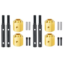 RCBATER RC SCX10III AXI03007 Portal Axle Shaft+Wheel Hubs Extended Adapter 13mm