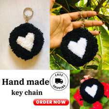 Handmade Accessories Key Tag Bag Charm Gift Key Chain heart shape key ring