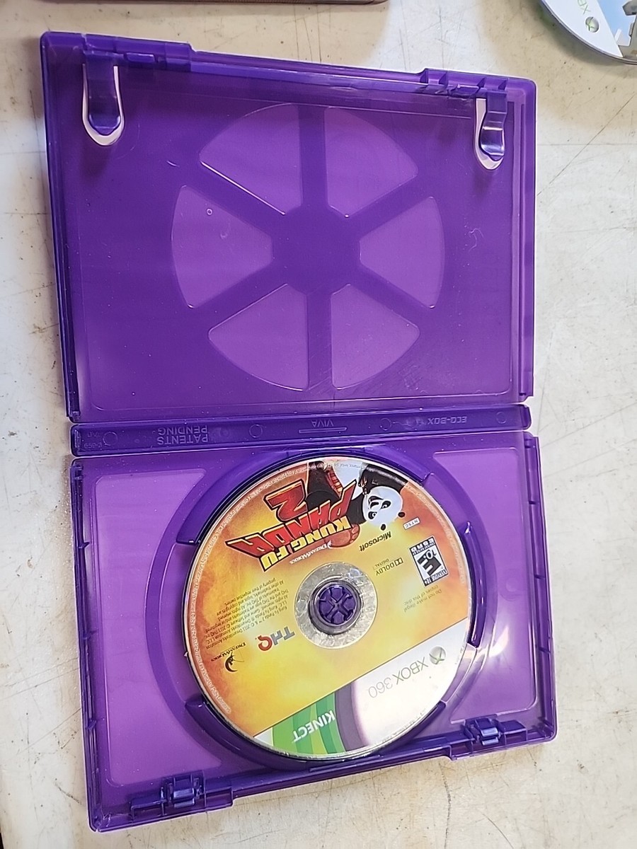 MICROSOFT XBOX 360 KUNG FU PANDA 2 KINECT GAME No Manual Read