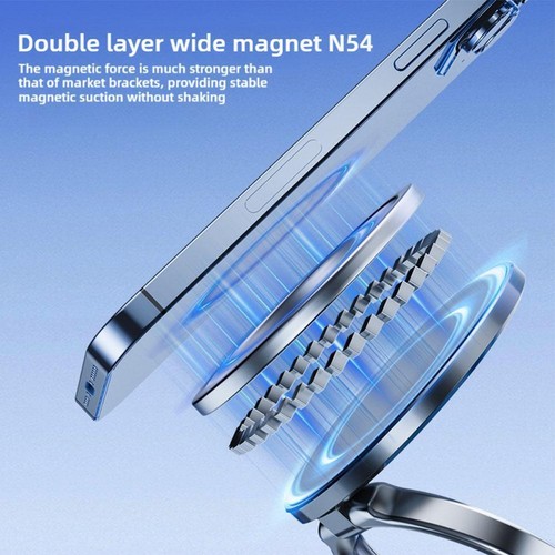 Car Phone Holder Magnetic Bracket Suction Cup Base Holders Phone Vacuum L6O4 - Zdjęcie 7 z 17