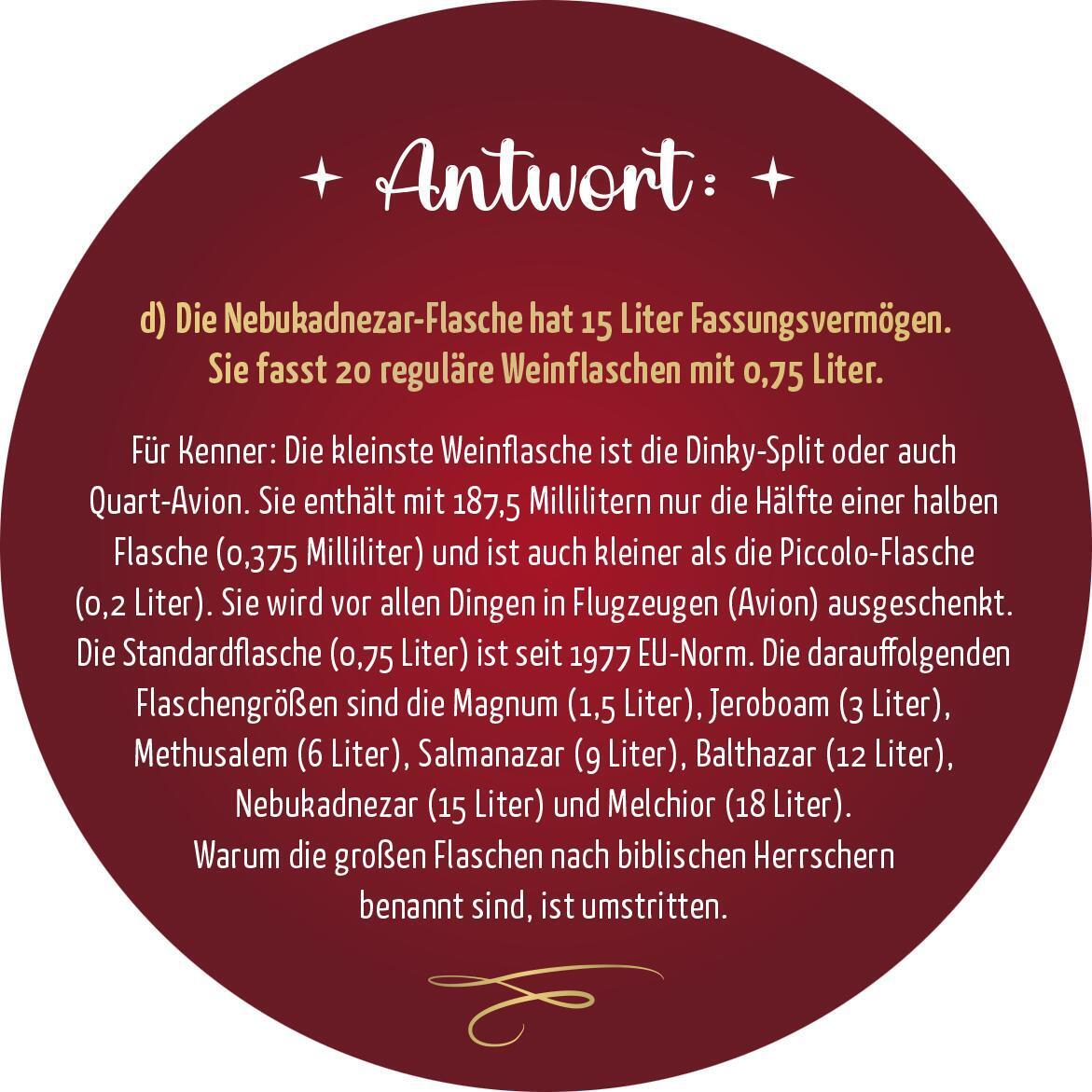 Thumbnail - Adventskalender In Der Dose. Einschenken Ist Auch Schenken Michael