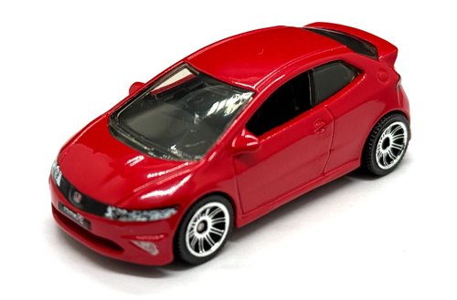 1/64 MATCHBOX METRO RIDES '08 HONDA CIVIC TYPE R #26 RED