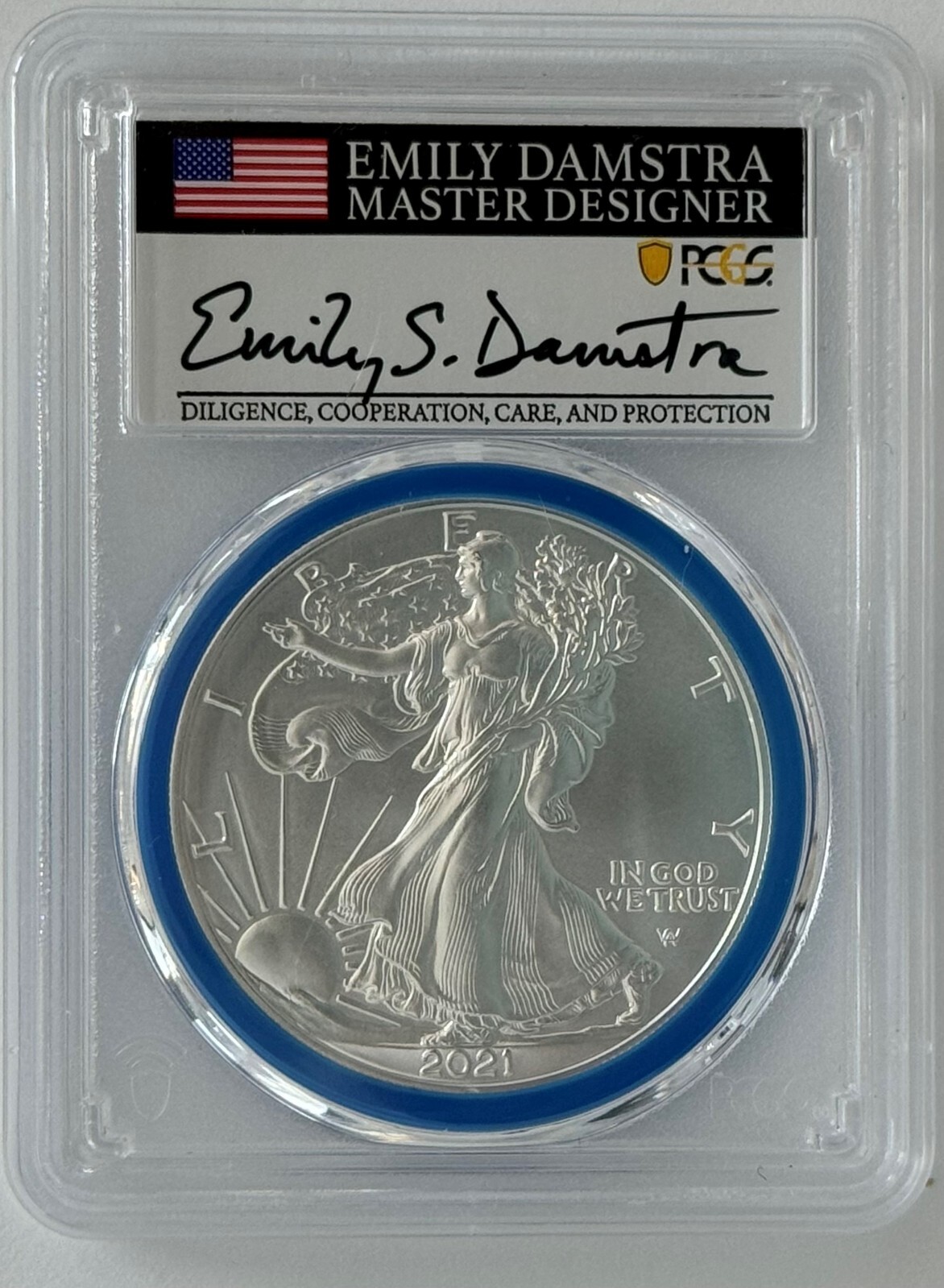 2021年 (新品) イーグル銀貨タイプ2 1オンス PCGS MS70 2021年 (新品) イーグル銀貨タイプ2 1オンス PCGS MS70