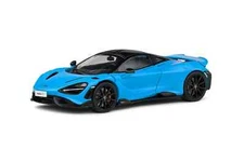 1/43 McLaren 765LT V8 Biturbo 2020 Light Blue Diecast Model Car Solido S4311904