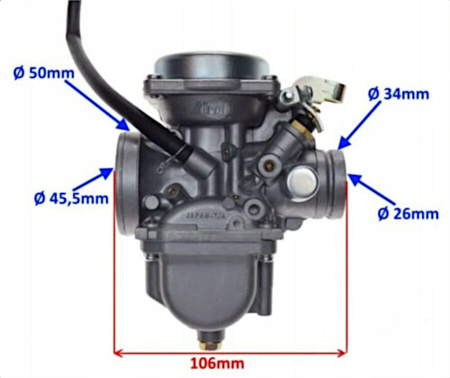 Carburateur 4T pour Suzuki GN 125 de 1994 à 1999