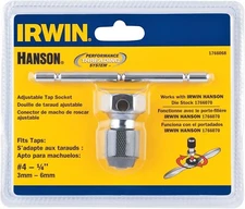IRWIN Hanson 1766068 Pts T-Handle Tap Wrench Number 4 for Tap Die Extract 1/4