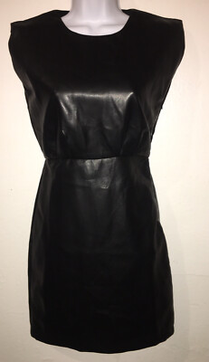bishop and young faux leather dress Bishop + Young Faux Leather Dress Size XS Black