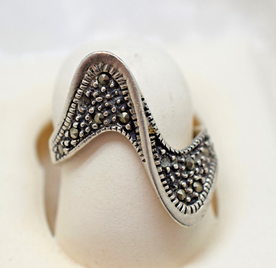 925 Han Thax Vintage Odyssey Ring Sterling Silver Size 6 | eBay