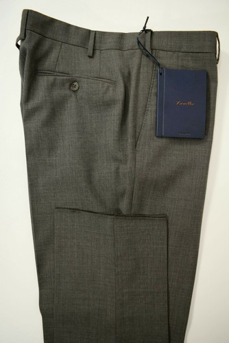 ZANELLA pantalone uomo CLASSICO estivo sartoriale FRESCO DI LANA grigio  STRETCH | eBay