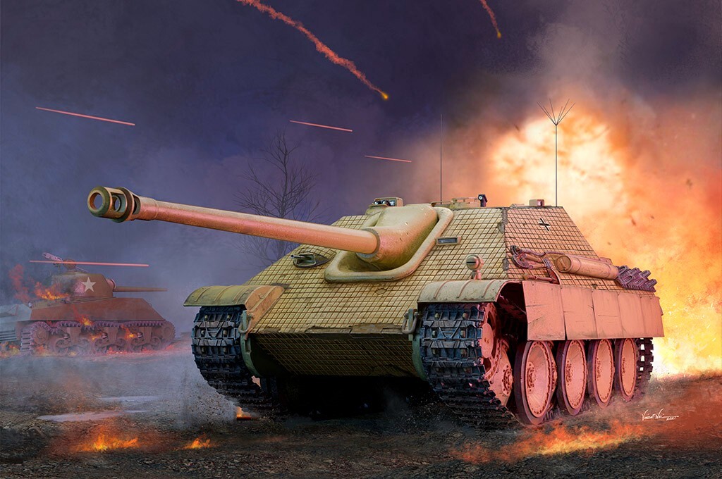 934	Trumpeter: German Sd.Kfz 173 Jagdpanther Early Version in 1:16