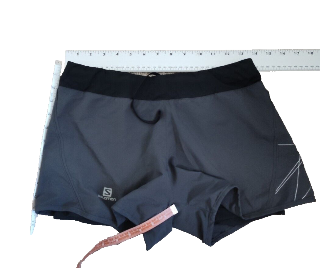 Salomon Donna Corto Sport AdvancedSkin ActiveDry Grigio Taglia Corsa Small