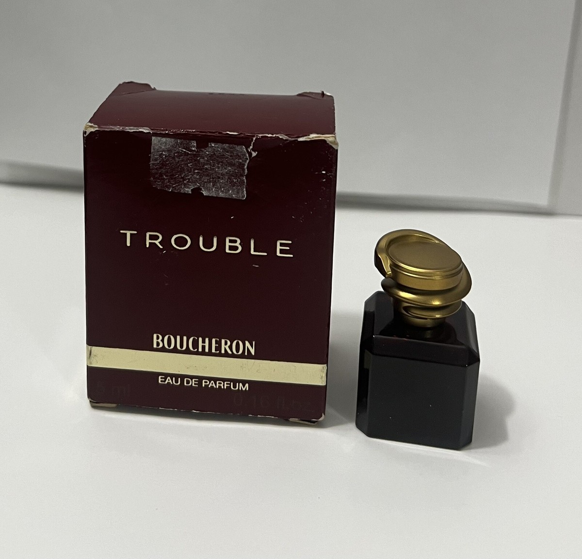 Trouble by Boucheron 5ml/ 0.16 fl. oz. EDP Mini Splash Rare Trouble by Boucheron 5ml/ 0.16 fl. oz. EDP Mini Splash Rare