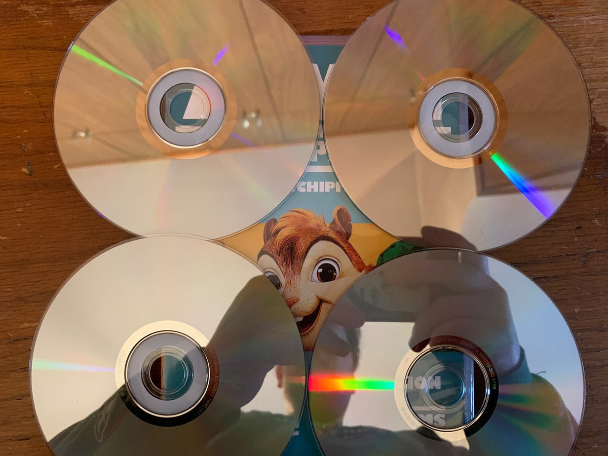 Alvin And The Chipmunks - 4 Movie Collection DVD! Tested & Working