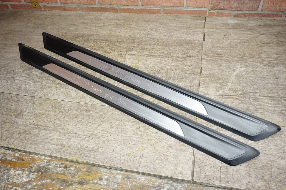 BMW 228I F23 2015-2016 convertible juego de placas de umbral de puerta deportiva izquierda y derecha OEM Foto 3 de 4