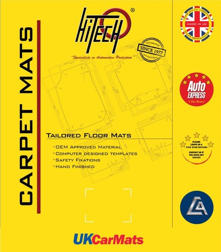 Fits Mini Mk3 3 Door F56 2014-2024 Black Luxury Velour Tailored Car Mats Hitech - Picture 5 of 6