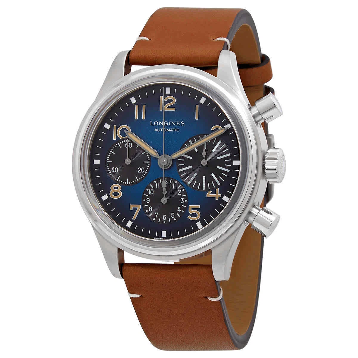 Longines Heritage Chronograph Automatic Blue Dial Men s Watch L2