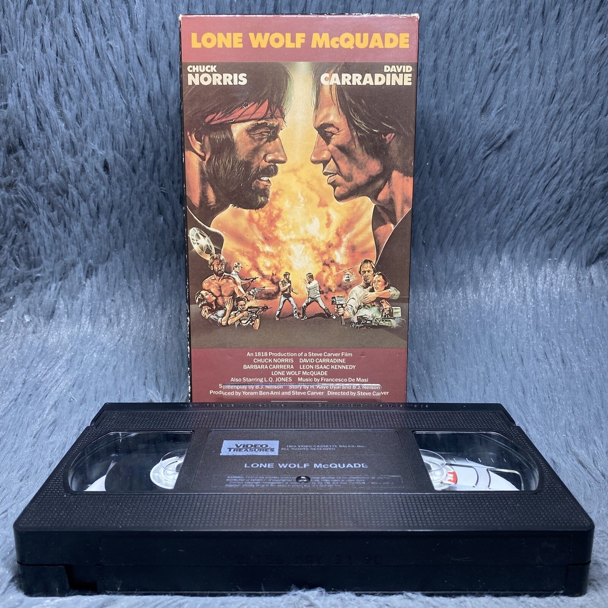 Lone Wolf McQuade VHS Tape 1983 Action Drama Chuck Norris David
