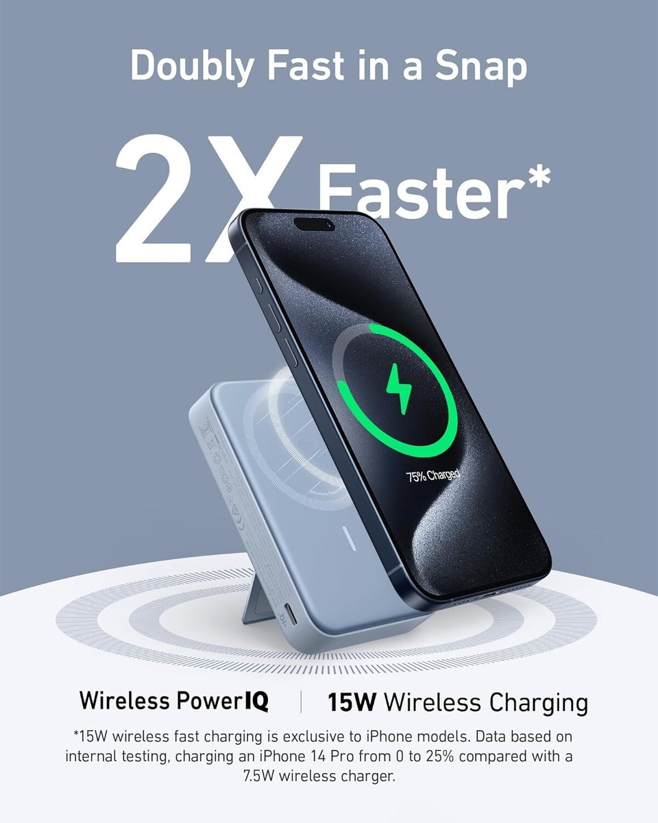スマホアクセサリー Anker MagGo Power Bank 10K 15W Anker MagGo Power Bank 10000mAh w/ Smart Display 15W MagSafe