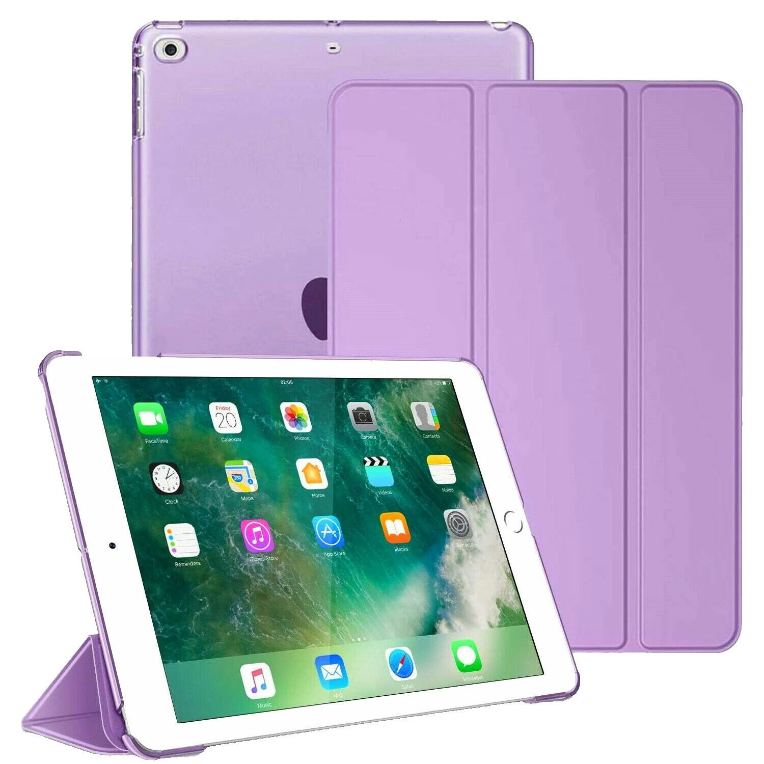 Silicona/gel/goma lector electrónico y Tablet Smart cubre/Pantalla Cubre Folios Para Apple iPad Air 2