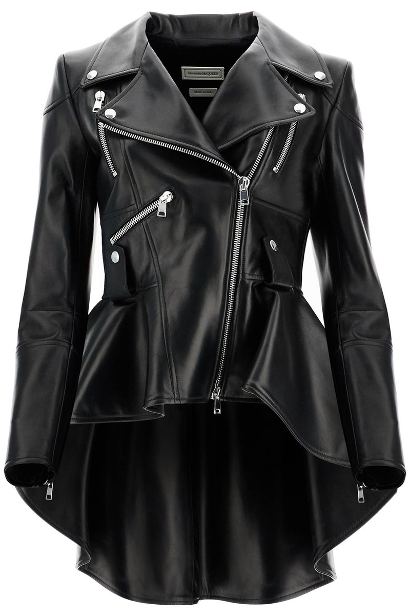 Jacket ALEXANDER MCQUEEN Women Sz. 42 629379Q5AIH 1000 BLACK