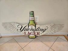 Yuengling Lager Beer Tin Sign with Wings