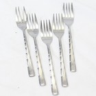 Rebacraft Swagger Salad Forks 6-1/2" Stainless Lot of 5