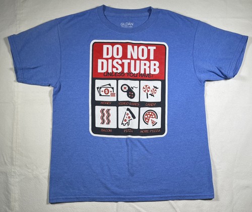 Gildan Boys Graphic T shirt Size XXL ( 18/20 ) Do Not Disturb Unless You Have: