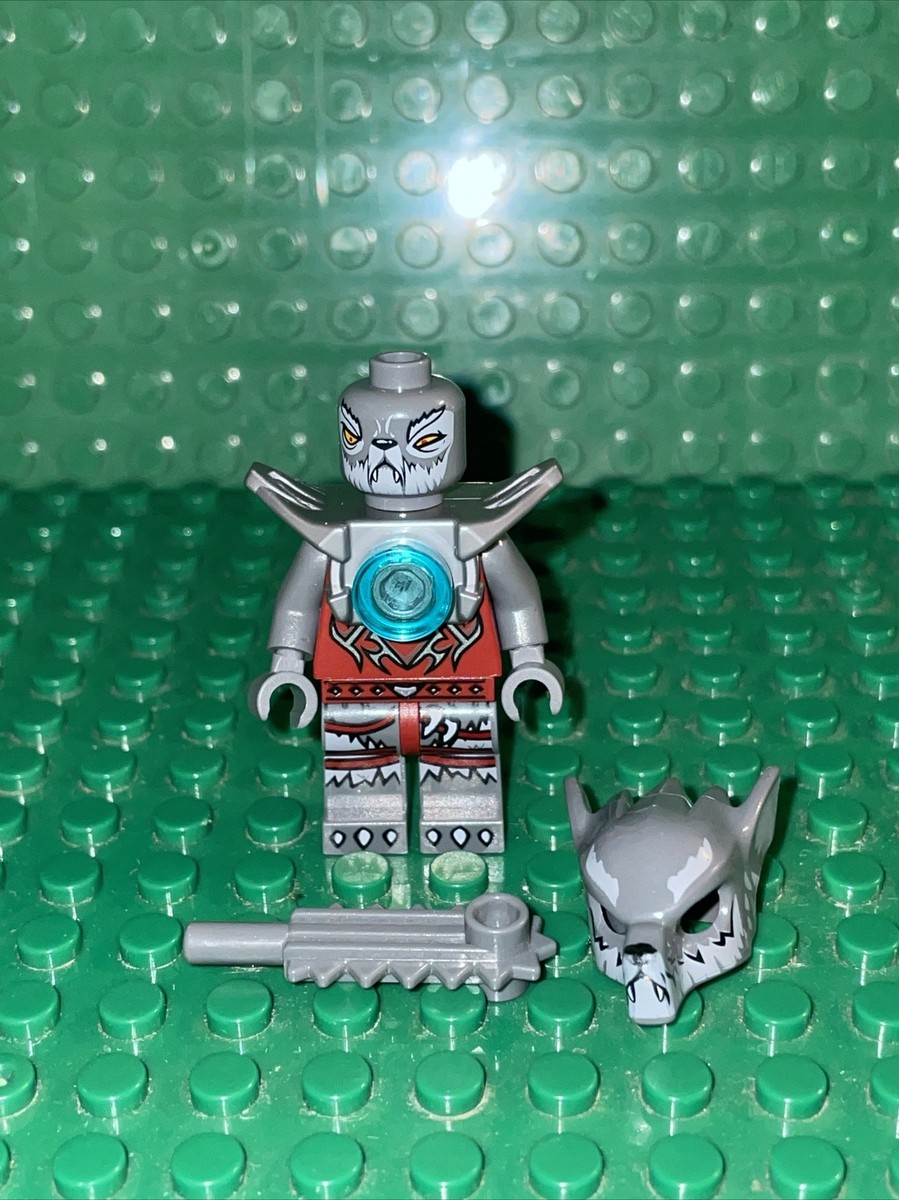 LEGO Legends of Chima WAKZ Wolf Minifigure W/Armor & Weapon | eBay