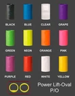 Vise Inserts P/O (Power Lift/Oval) Bowling Grips. Choose Sizes & Colors