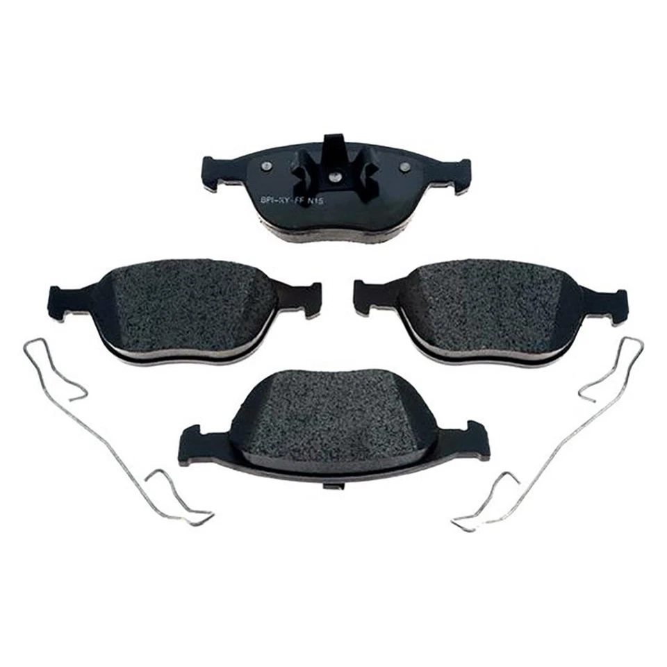 Rotores de freno delanteros traseros y pastillas de freno metálicas para Ford Focus 2002 2003 2004 Foto 3 de 4