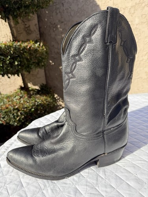 #ad Abilene Black Cowboy Boots Men’s Size 13 D 6691 Western Rodeo Fall Winter USA $75.00