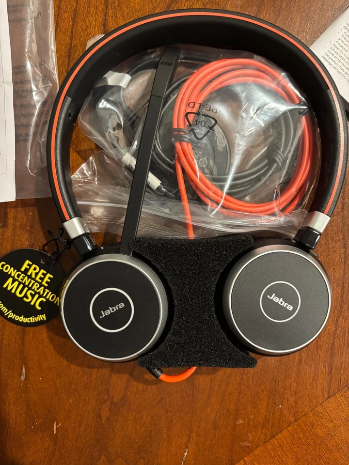 NEW Jabra Evolve 40 Wired Stereo Headset USB-A 3.5mm - HSC017 ENC010 - Image 2 of 4