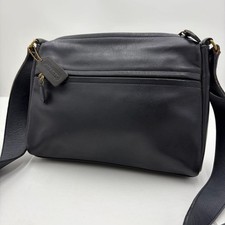 Coach Old Coach Shoulder Bag, Glovetanned Leather, Navy QY4Y1X