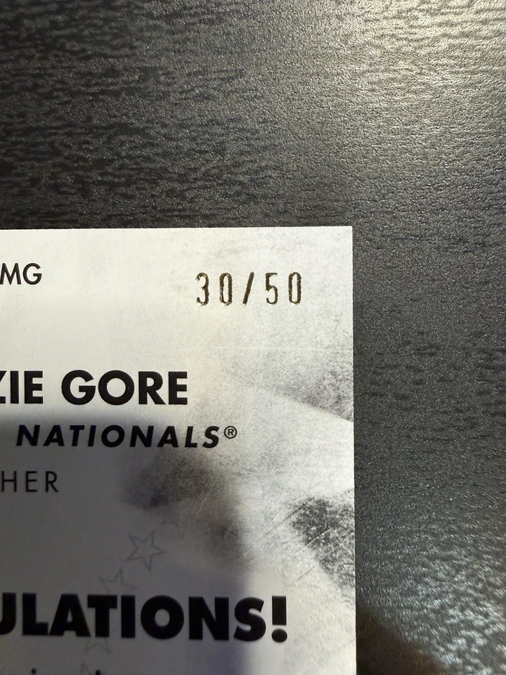 2024 Topps Series 1 - Baseball Stars Autographs Mackenzie Gore #BSA-MG (AU) - Image 3 of 3