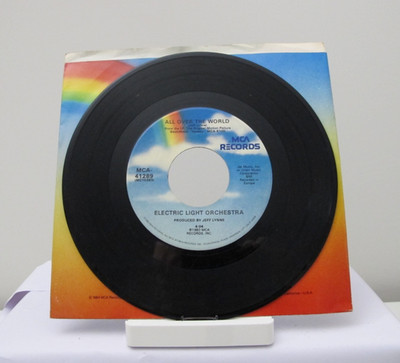 45 RECORD - ELECTRIC LIGHT ORCHESTRA - ALL OVER THE WORLD